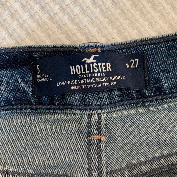 Hollister Low-Rise Lace Up Denim Short - Picture 5 of 7